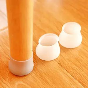 의자커버 층간소음방지패드 고무발 원형 식탁의자다리커버 실리콘 스크레치방지 캡