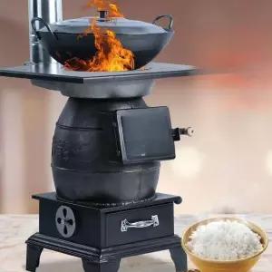 장작 화목난로 주물 무쇠 불멍 중형 주물화목난로 소형 옛날난로 가정용 장작난로 옛날 주철