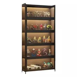 피규어 진열장 쇼케이스 화이트 선반 전시대 대형 도어 디스플레이 미니피규어 전시 방진