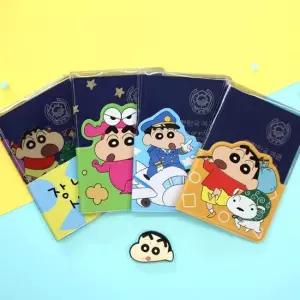 짱구 투명 여권 케이스 3P 여행 휴대용 지갑 파우치 짱구여권지갑 짱구여권케이스