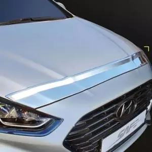 [CAR] 본넷가드 뉴라이즈 소나타 버그가드 후드가드 크롬