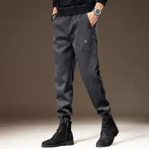 남친 바지 빈티지 가을 와이드 패치 배기핏 배기 조거 센스있는 카고 슬랙스 MODU3