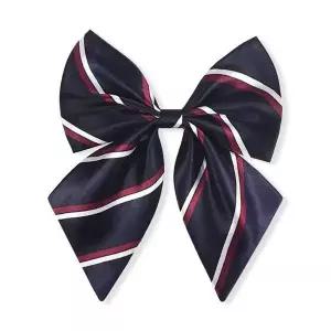 교복 유니폼 체크 넥리본 여성 보타이 네이비 교복나비넥타이