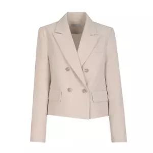 여성 플랩포켓 봄가을 더블정장 숏자켓