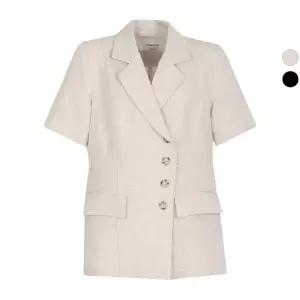 여성 니스 린넨 버튼 여름 정장 자켓
