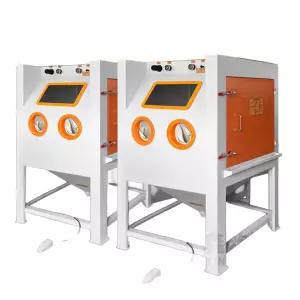 샌드블라스트 모래 박스 녹 도장 후끼 녹제거 샌딩기 소형