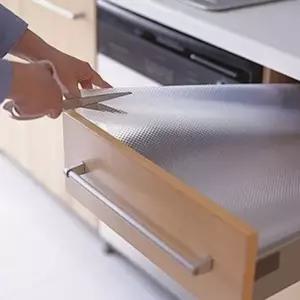 주방잡화 싱크대 선반 서랍 매트 투명 방수 미끄럼방지 30X150 잘라쓰는 롤매트