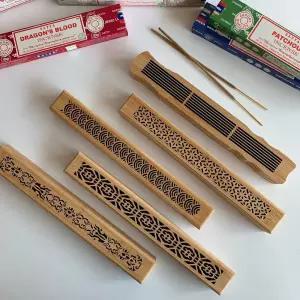 대나무향받침대 5종 인센스버너 대나무인센스스틱홀더 대나무 향받침대