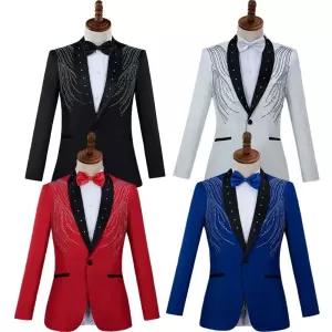 트로트 가수 무대 의상 무대의상 트롯 공연 상의 파티