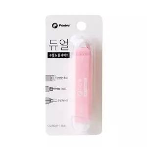 풀 핑크 듀얼 수정 테이프