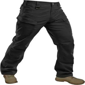하드 랜드 남성용 전술 바지 스트레치 립스탑 14개의 멀티 포켓 방수 가제트 작업용 카고