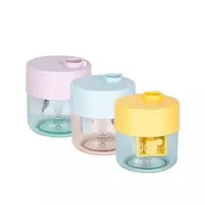 델리 VB152 연필깎이 2홀 색상랜덤 파스텔