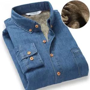 가을 남자청남방 남자 청남방 남자기모셔츠 기모 남성용