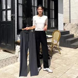 [시노코] 에어리 쿨링 일자 밴딩 팬츠 B24P106