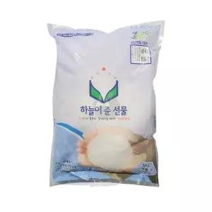 [셀러허브]하늘이 준 선물 식용천일염 3kg 요리용소금 식당용 업소용소금 (S29535226)