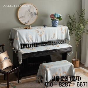 중국 자카드 스타일 피아노 더스트 커버 풀 천 전기 스툴 하프 ZC830 세트 당 3 개