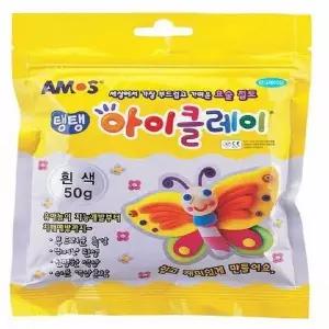 낱색 2500 아이클레이 50g 흰색