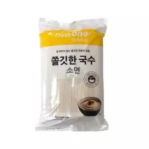 [셀러허브]프레시원 쫄깃한 국수 소면 3kg 건면 잔치국수 대용량 식재료 (S29535365)