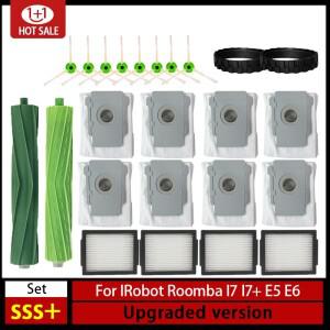 IRobot Roomba i7 i6 i8 i3 Plus E5 E7 EI  Hepa 필터 사이드 브러시 메인 진공 청소기 교체 액세서리