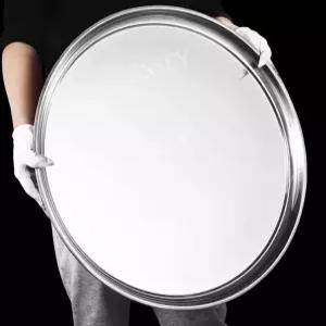 스텐쟁반 쟁반 트레이 반죽 베이킹 원형 과일 주방 접시 대형 60cm