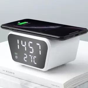 [제이프로젝]어반 탁상시계무선충전기 스마트폰 무선충전기 스마트폰충전기 스마트폰무선충전기 탁상시계