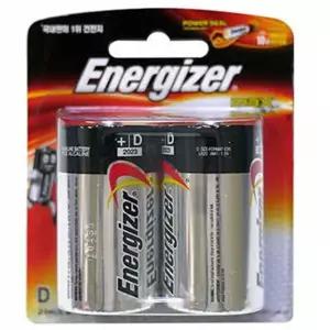 [제이프로젝]에너자이저 D사이즈 맥스 건전지 2개1팩 수은전지 AA건전지 AAA건전지