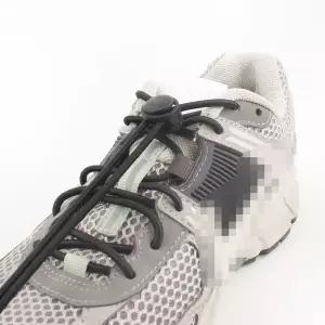 블랙 색상 신발끈 조절 가능한 등산 운동화 끈