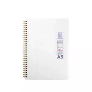 좌철 80매 A5 코넬 스프링 옥스포드 밀크PP 노트