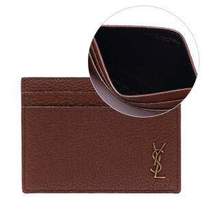 [AK플라자] [생로랑] 22SS 남성 모노그램 금장로고 카드지갑 (607603_DTI0W_2126_