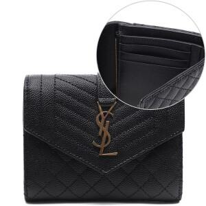 [AK플라자] [생로랑] 25SS 여성 모노그램 마틀라세 엔벨로프 반지갑 (651028 B