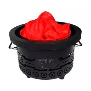 LED 가짜불꽃 화로 수동 불기둥 전기 원형 캠핑 유령의집