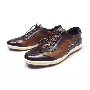 모카신 블랙 소가죽 남성 보트화 캐주얼 패션 신발