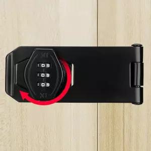 [제이프로젝]비밀번호 경첩 사물함 서랍 도어락 안전 잠금장치 비밀번호경첩 안전잠금장치