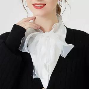 [제이프로젝]여자 페이크 카라 이너 넥케이프 셔츠 가짜 블라우스 가짜셔츠카라 카라이너넥케이프 레이어드