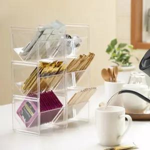 이노마타 티타임랙 1개 주방 사무실 홈카페 커피보관랙 티보관랙