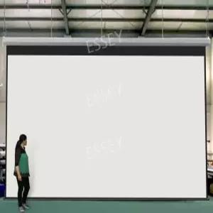 전동 스크린 140 자동 150인치 초대형 벽걸이 리모컨 빔프로젝터