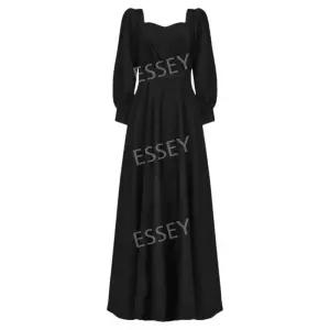 블랙 파티 합창단 결혼식2부 들러리드레스 이브닝 연말파티 의상 드레스