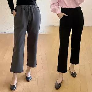 [하프클럽/아이우먼]위쉬몰 LO 이중스판밴드슬렉스752(P925H603) 빅사이즈