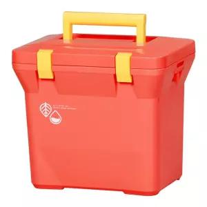 신와 비비드 아이스박스 + 스티커 세트, 오렌지, 7L