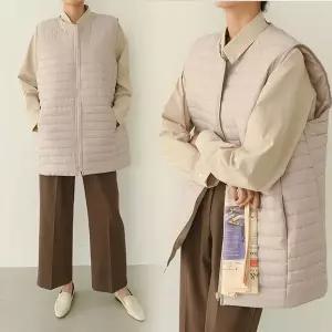 [하프클럽/아이우먼]위쉬몰 IR 베이직퀼팅포켓롱조끼(C249H602) 빅사이즈