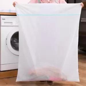 [모두모아]사각 이불 세탁망 특대형 이불망 빨래망 보관망 이불세탁망 세탁망대형 세탁빨래망