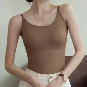 나시 캡 이너 레이어드 민소매 탑 티셔츠 끈 여성 민소매나시 여성나시 끈나시 와플면