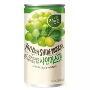 [셀러허브]웅진 자연은 샤인머스캣 180ml x 30캔 (S46121493)