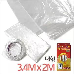 [모두모아]현대 특수 외풍차단비닐(대형)3.4x2M 보온방풍비닐 방풍비닐 단열비닐 바람막이 문풍지 보온비닐