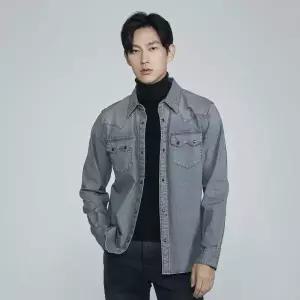 버커루 공용 웨스턴 진청셔츠 B225DS125P 175468