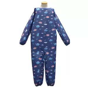 [모두모아]유아동 전신 미술가운(공룡) 방수 미술 활동 촉감놀이 아동전신가운 아동가운 방수가운 미술가운