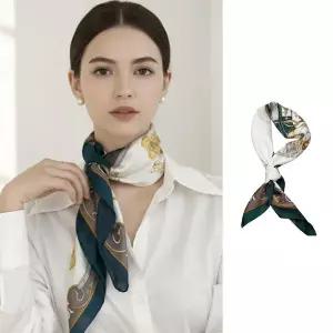 [엔비] 그린코치 스카프 여성 미니 쁘띠 스카프