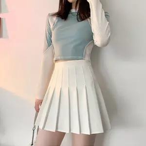 여성 밴딩 플리츠 스커트 1P 무지 데일리 테니스치마 UXd8+8EBl