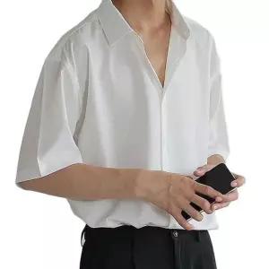 여름 남자 인기 데일리 신상 반팔 남방 셔츠 오버핏