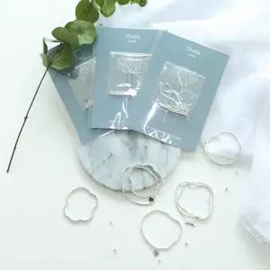 은볼 비즈팔찌 DIY 만들기 세트 10종/925 실버 볼 돌 비즈공예재료 비즈공예